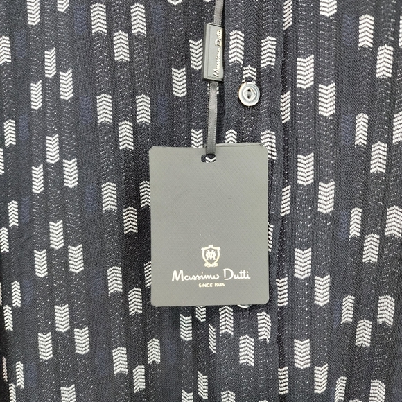 Massimo Dutti Men's 100% Cotton Casual Long Sleeves Button Down Shirt - Picture 7 of 7